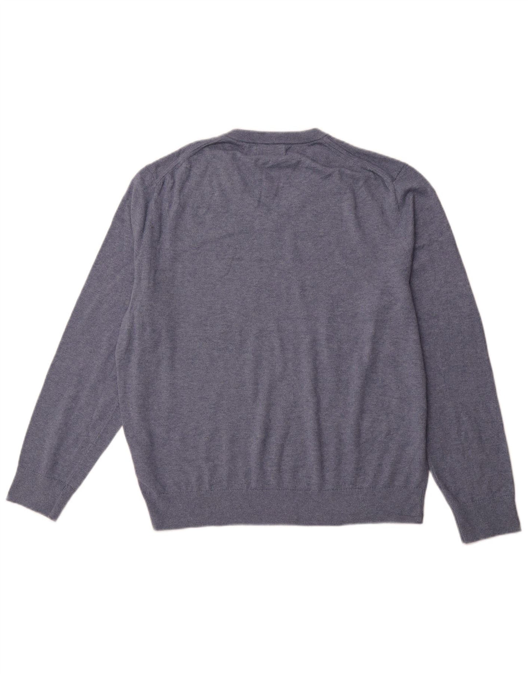NAUTICA Pull Navtech col V pour homme en coton bleu Taille L