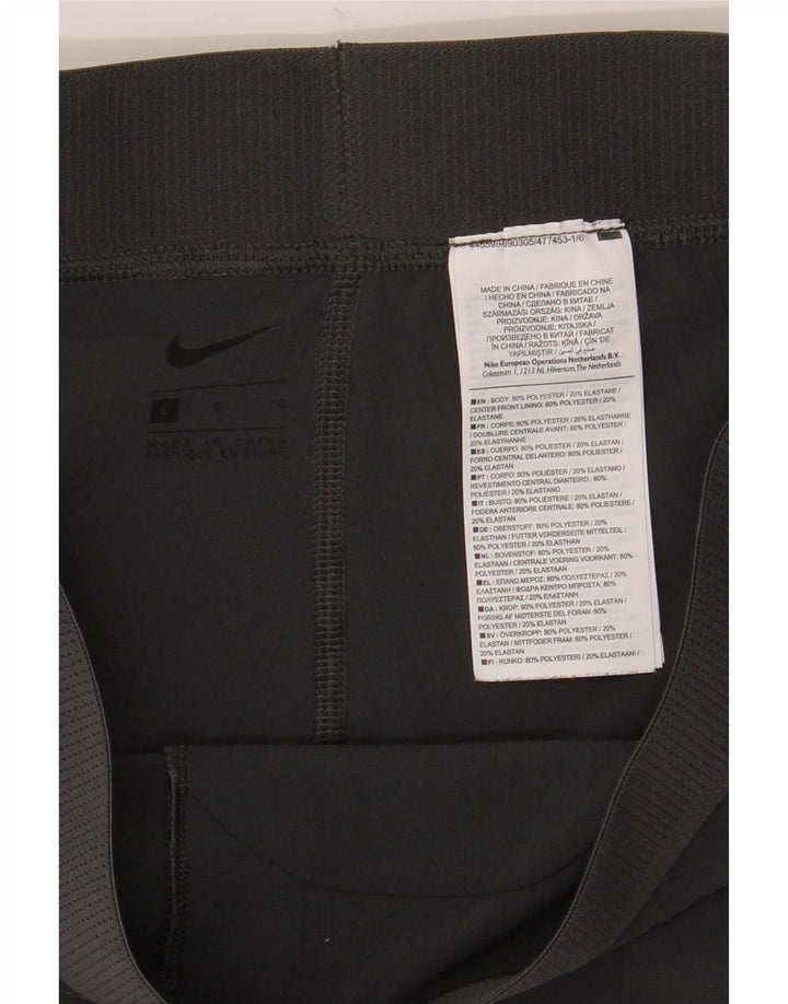 Short de sport Nike pour hommes, grand, gris, polyester