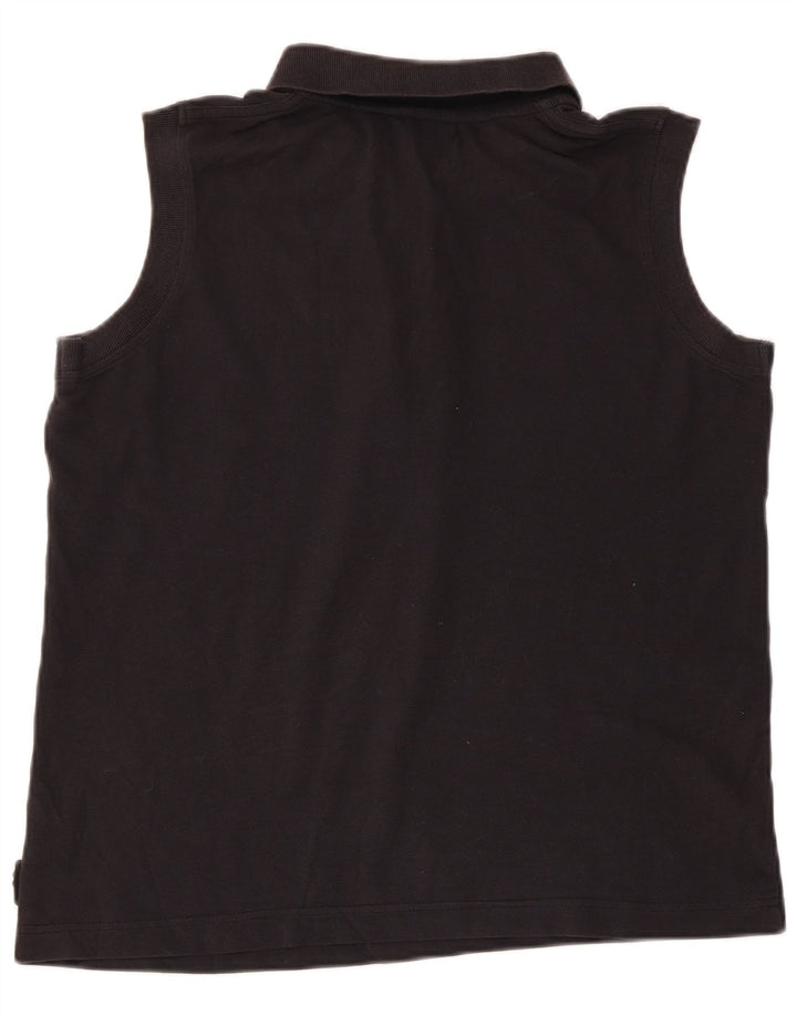 KAPPA Polo sans manches pour femme UK 18 XL Noir