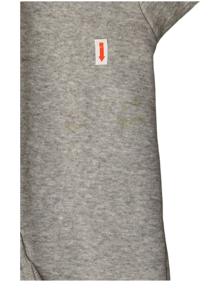 PUMA Pull à capuche zippé pour femme UK 42 Gris moyen moucheté