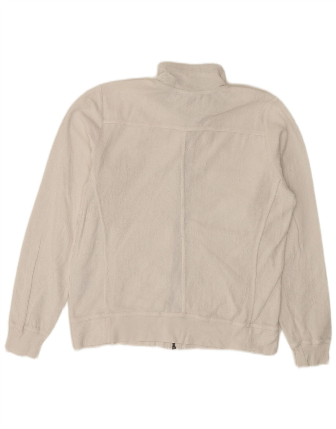 CHAMPION Veste polaire surdimensionnée facile à ajuster pour femme UK 10 Petit coton blanc