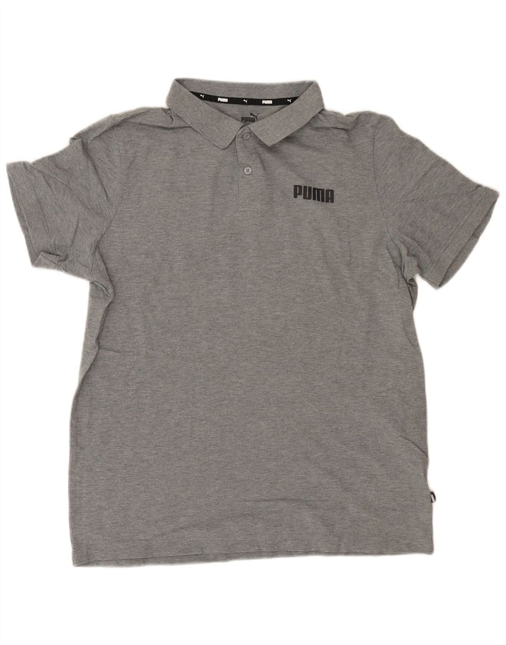 PUMA Polo Homme Grand Gris Coton