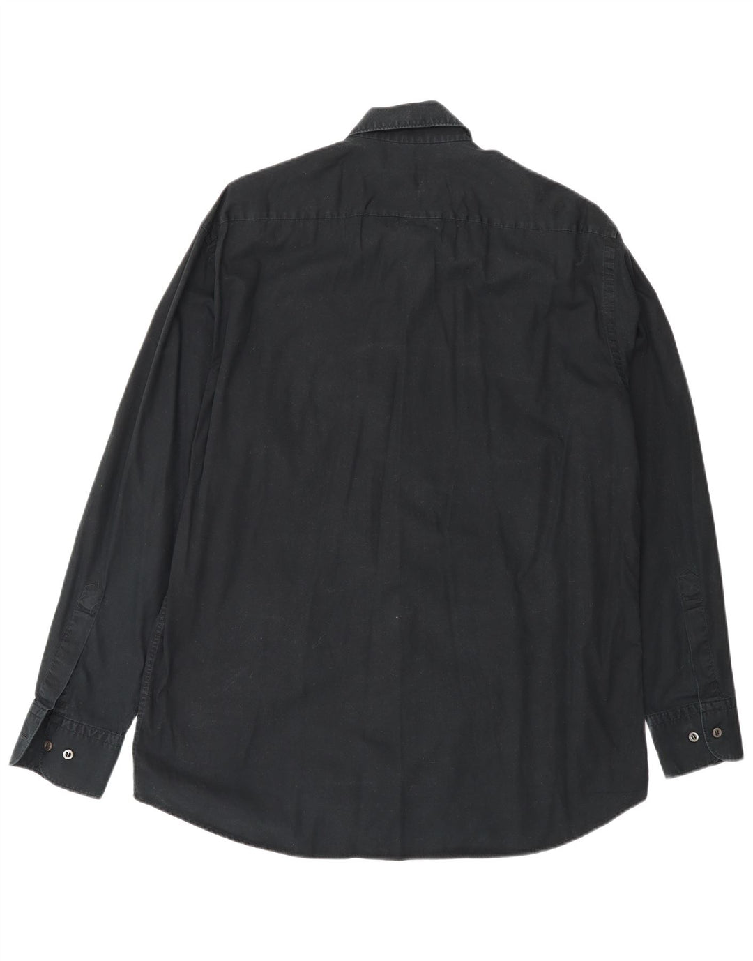 Hugo Boss Chemise Homme Taille 16 1/2 Grand Coton Noir