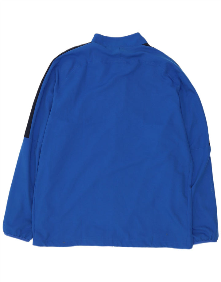 Nike Hommes Dri Fit Regular Survêtement Top Veste 2XL Bleu Polyester Sports
