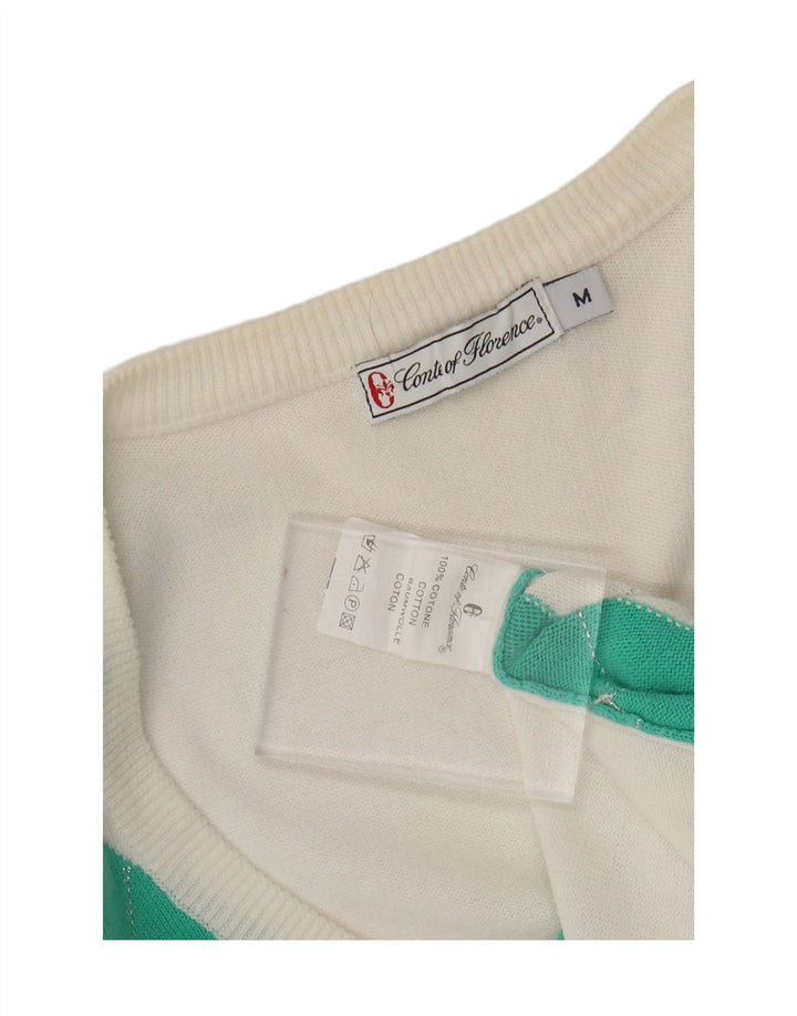 CONTE OF FLORENCE Cardigan pour femme UK 12 Blanc moyen