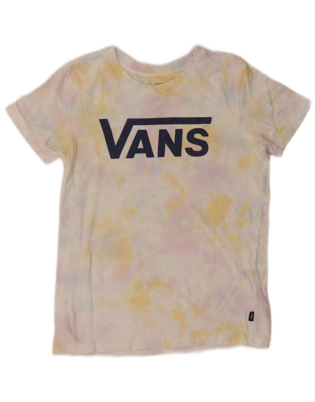 VANS T-shirt graphique pour femme UK 6 XS Multicolore Tie Dye Coton