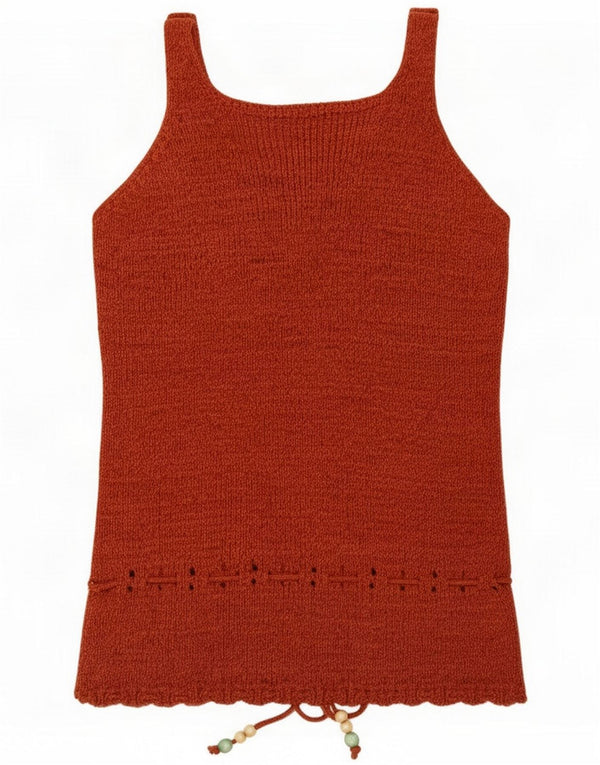 Débardeur Janique pour femme UK 16 Large Marron Acrylique