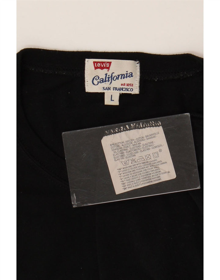 LEVI'S Haut Homme Manches Longues Grand Noir Coton
