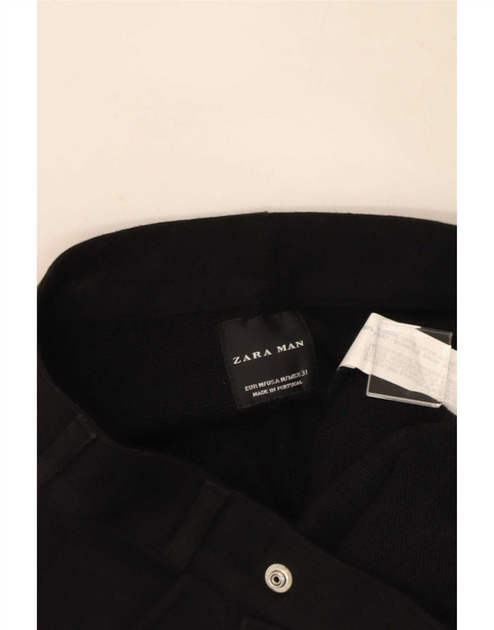 Zara Short Chino Homme Moyen W31 Coton Noir