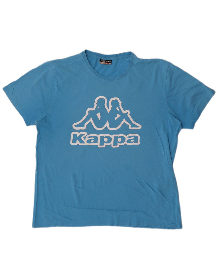 Kappa T-Shirt Graphique Homme Grand Bleu