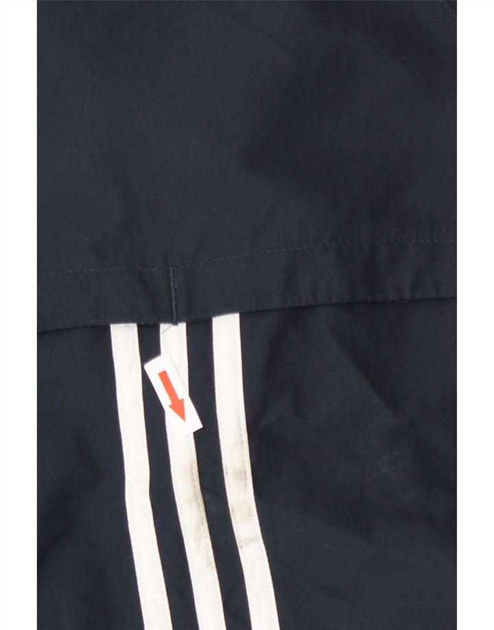 Adidas Veste de survêtement pour femme UK 10 Petit Bleu Marine Polyester