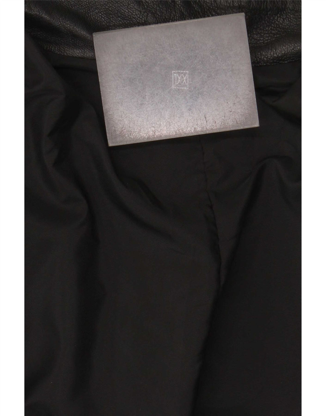 veste en cuir homme vintage UK 44 2XL Noir