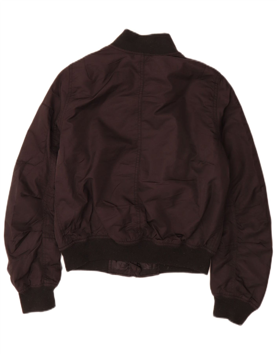 Topshop Veste bomber surdimensionnée pour femme UK 6 XS Noir Polyester