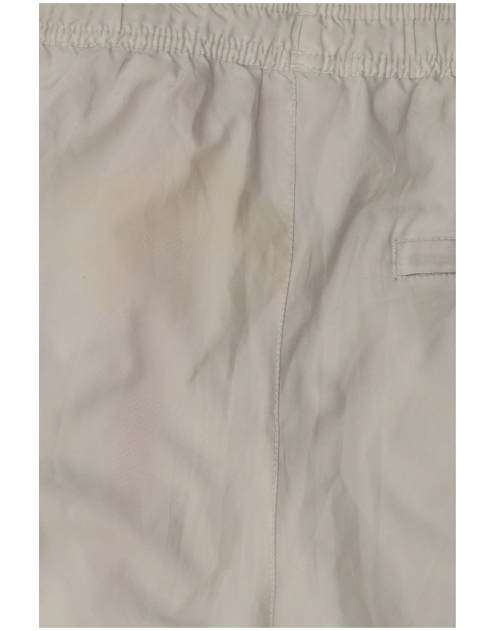 Puma Short de Sport Homme Blanc Moyen Polyester Colorblock