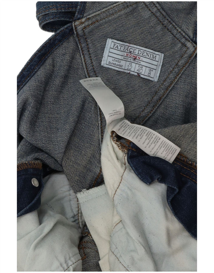 FAT FACE Salopette Lewes Jeans pour femme UK 12 Medium W34 L27 Bleu Coton