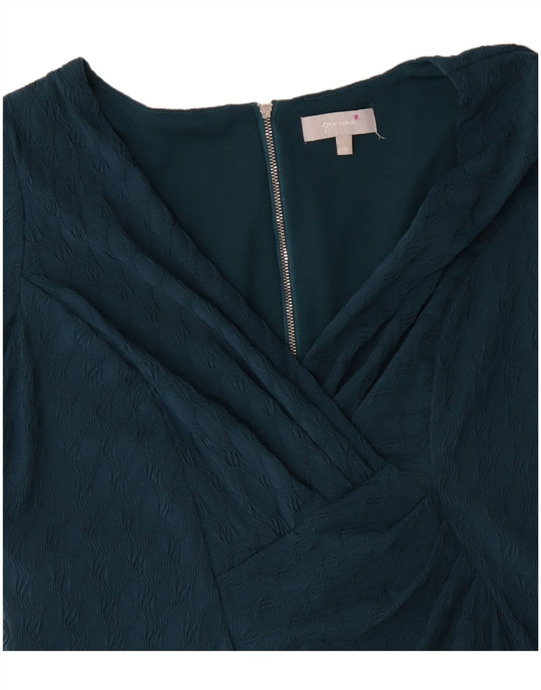 PER UNA Robe fourreau pour femme UK 18 XL Bleu Polyester