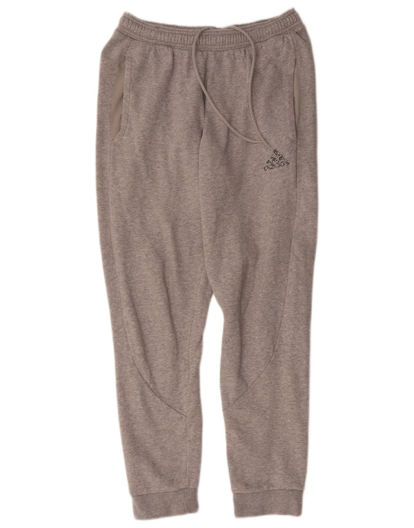 Adidas Pantalon de survêtement pour femme Joggers UK 14 Gris moyen Coton