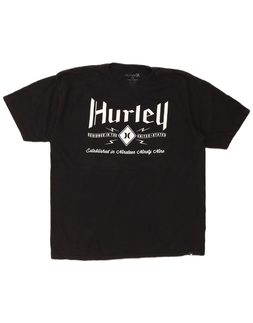 HARLEY T-shirt graphique coupe classique pour homme XL en coton noir
