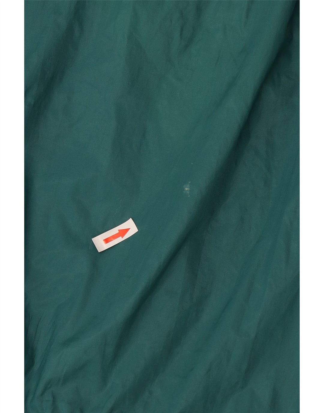 vintage Mens Graphic Pullover Rain Jacket UK 42 XL Green Colourblock