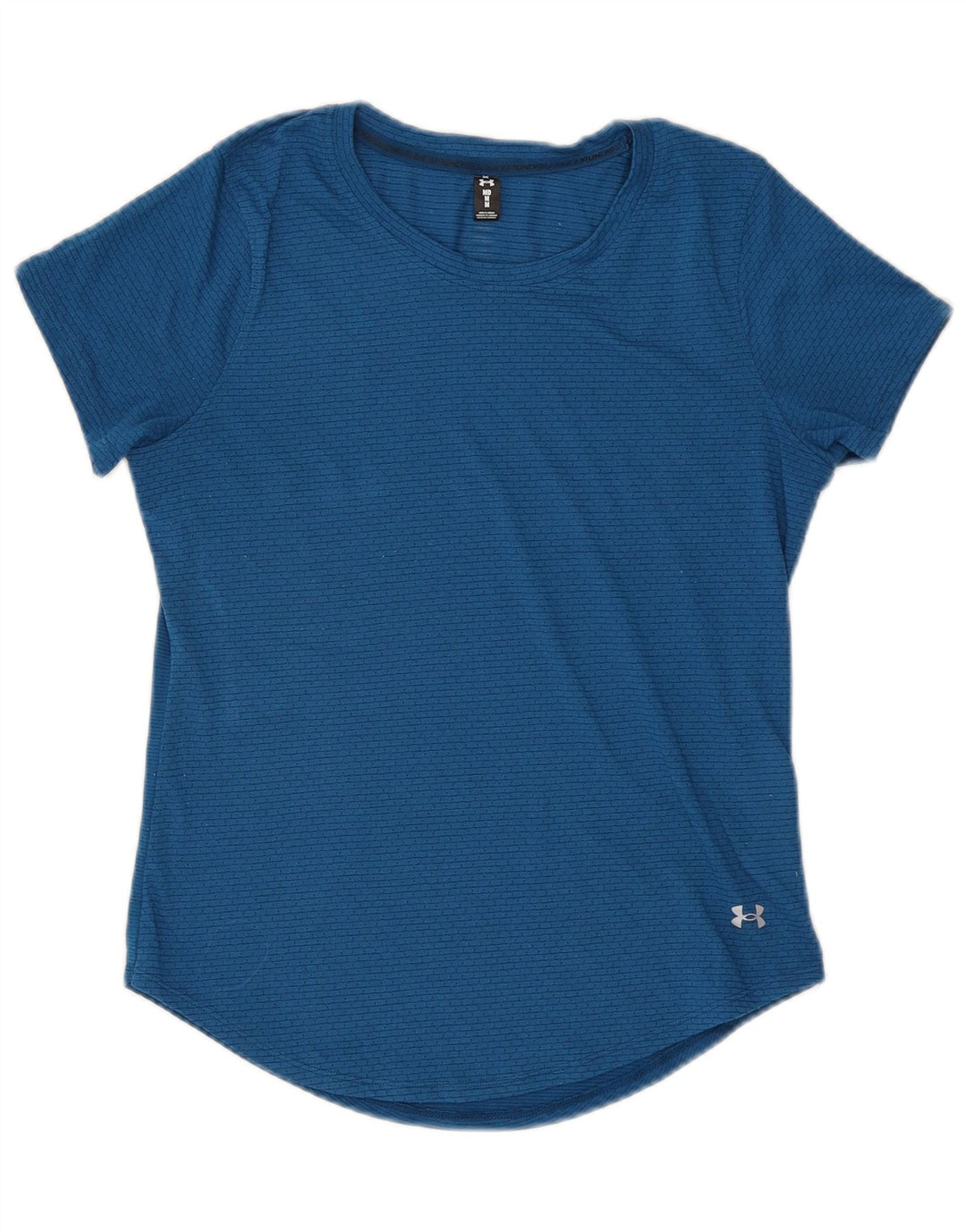 UNDER ARMOUR T-Shirt Femme UK 44 Bleu Moyen Polyester