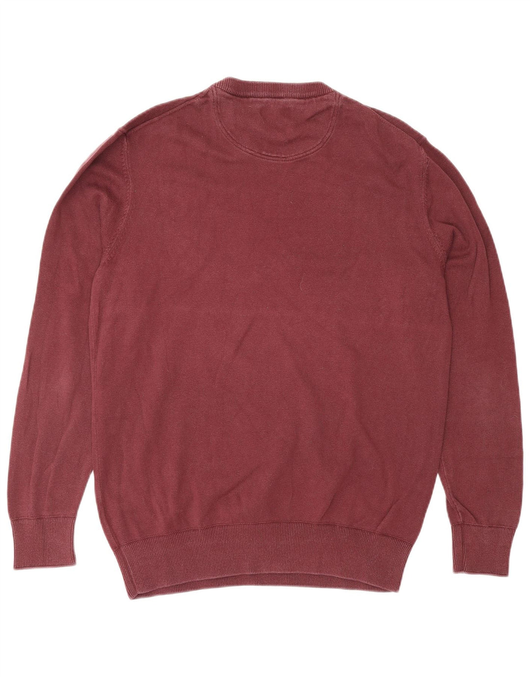 TIMBERLAND Pull col rond homme en coton bordeaux moyen