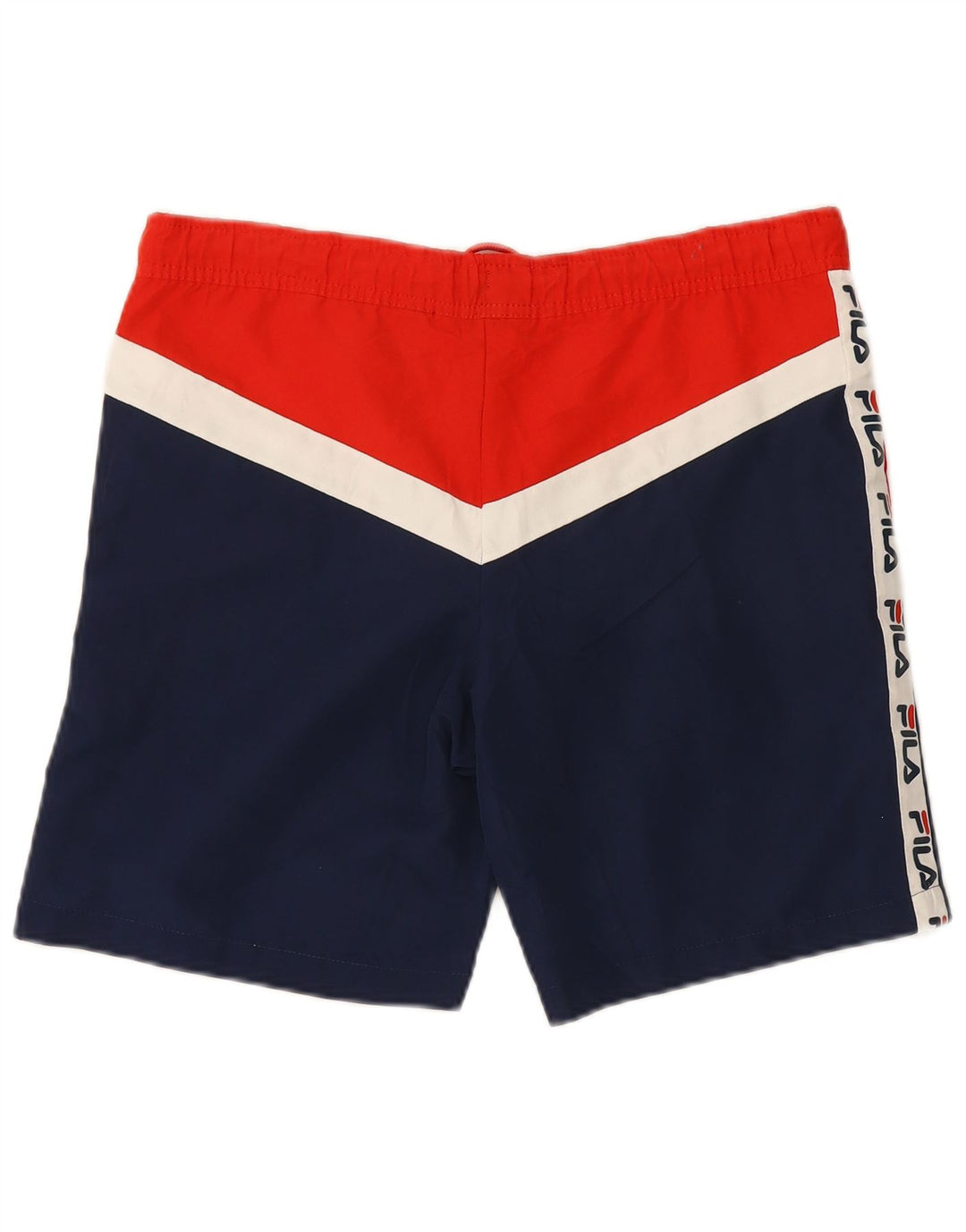 Fila Short de Bain Graphique Homme Petit Bleu Polyester Colorblock