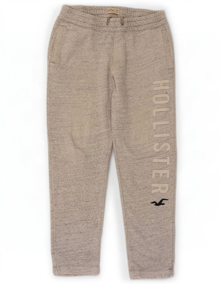 Hollister Pantalon De Survêtement Graphique Homme Gris Moyen Flecked Cotton