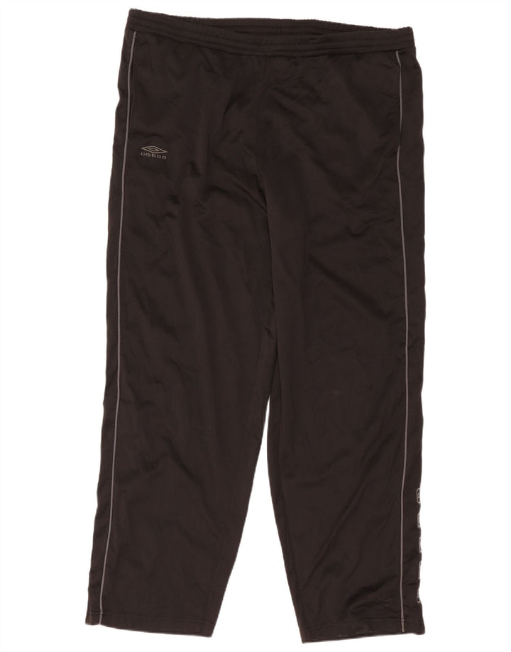 Umbro Pantalon de survêtement graphique pour homme 2XL Noir Polyester