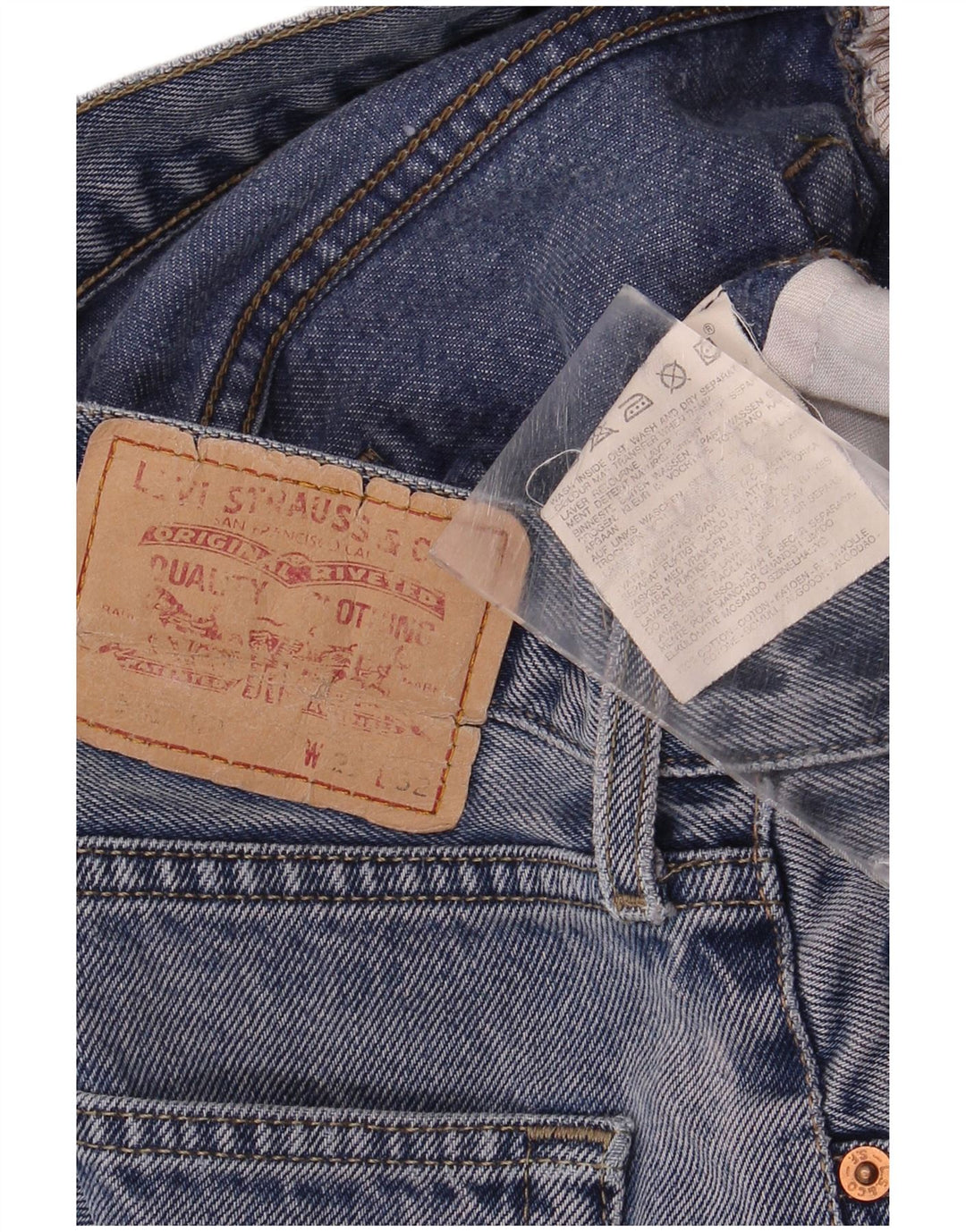 Levi's Jean Droit Homme W29 L28 Bleu Coton
