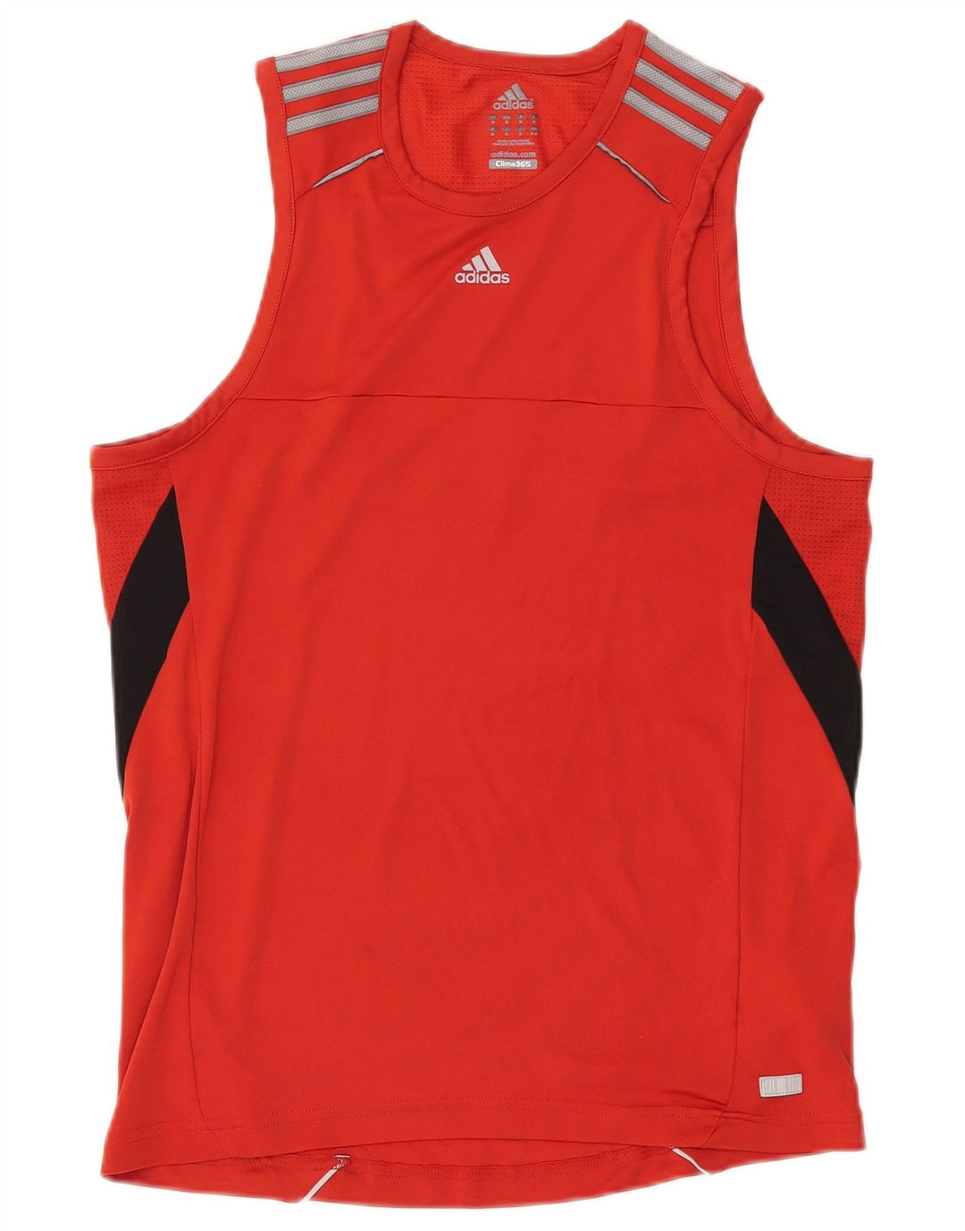 Adidas Débardeur Homme Rouge Moyen Polyester