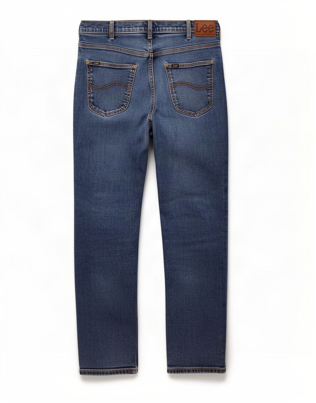 Lee Jean Droit Brooklyn Homme W36 L32 Bleu Coton