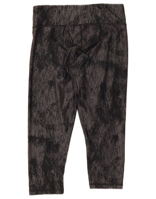 Puma Legging Capri Femme UK 10 Petit Noir Tie Dye