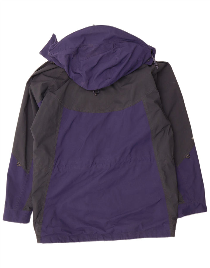 Sprayway Veste de pluie à capuche pour homme UK 38 Bleu marine moyen Colourblock