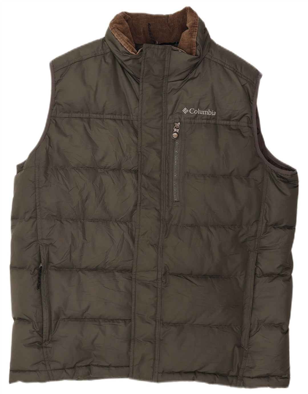 Columbia Gilet rembourré Omni-Shield pour homme UK 44 2XL Kaki Polyester
