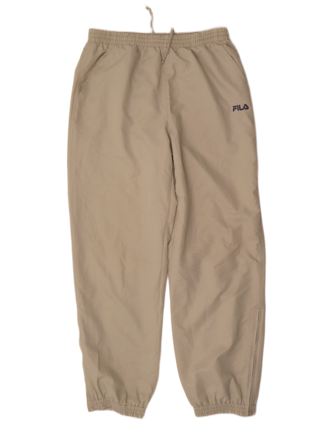 FILA Pantalon de survêtement homme Pantalon de jogging Large Beige Polyester
