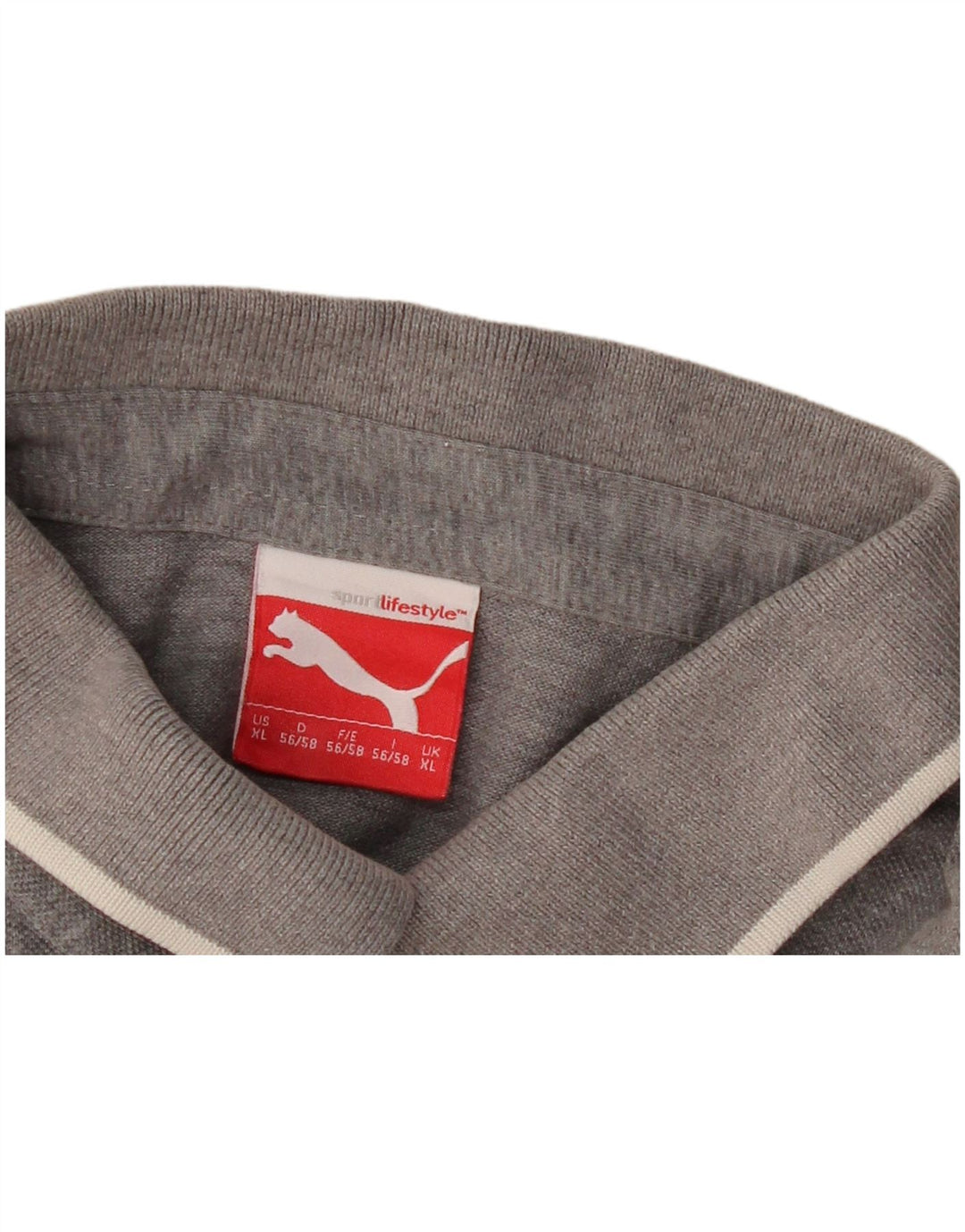 Puma Polo Homme XL Gris