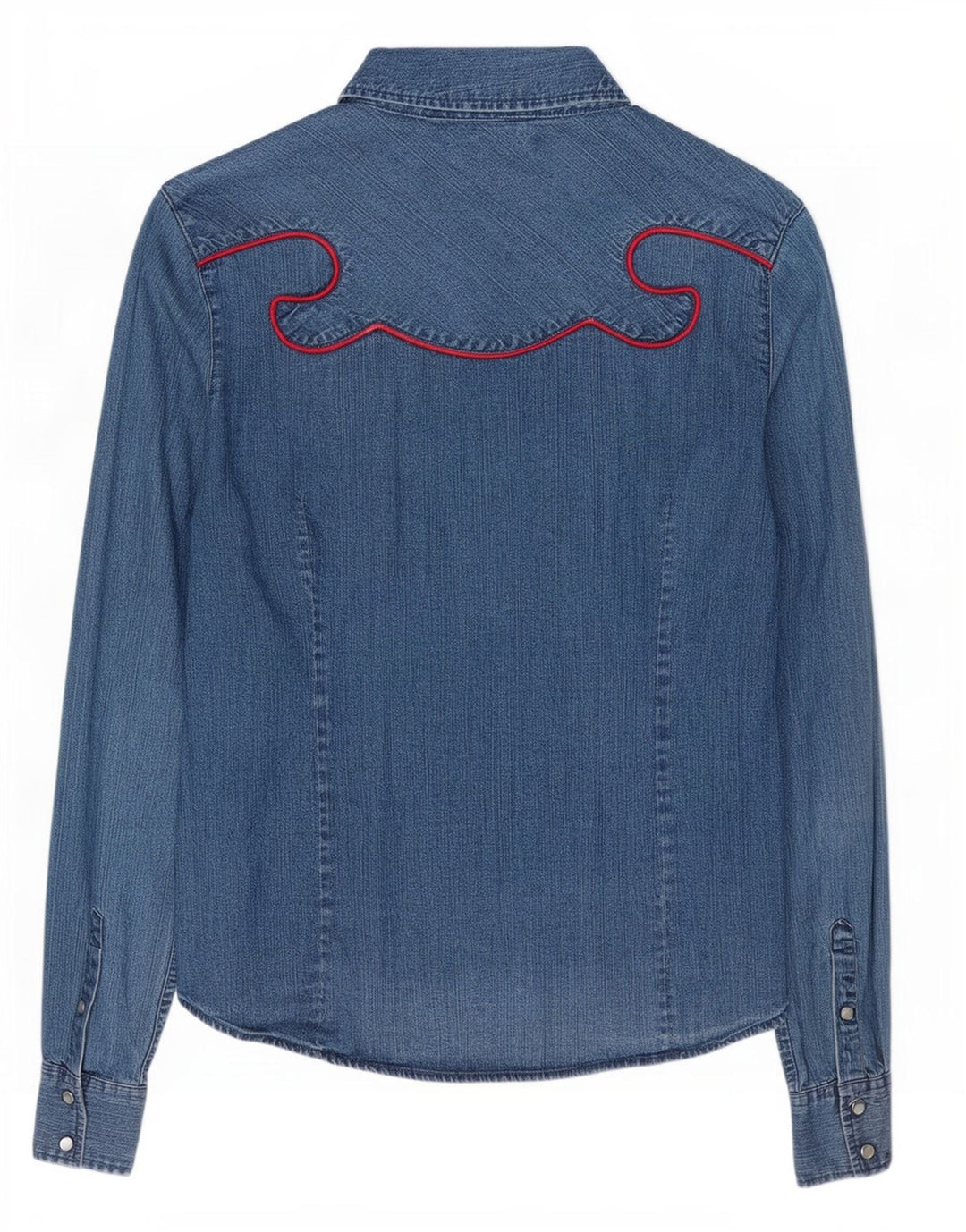 Levi's Chemise en Jean Femme UK 10 Small Bleu Coton