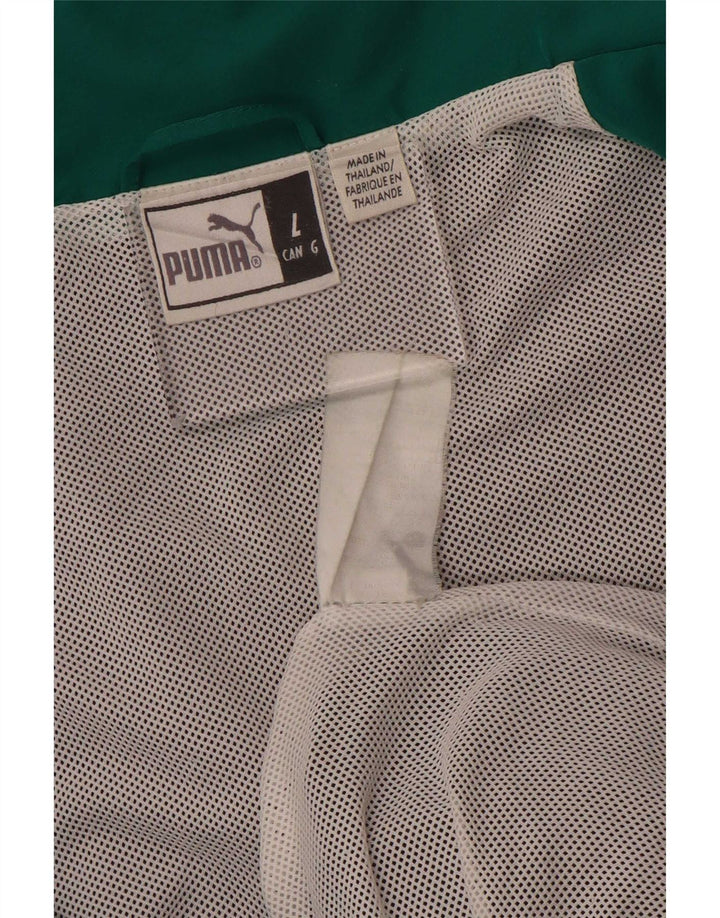 Puma Veste de Survêtement Graphique Homme Large Marron Colorblock Polyester