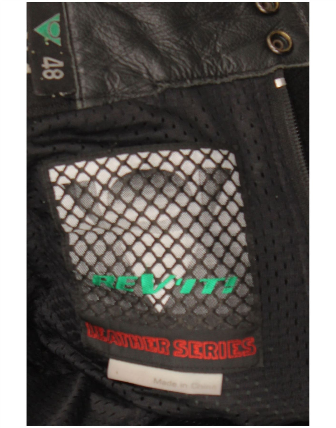 Rev'it Pantalon motard en cuir pour homme IT 48 Medium W30 L29 Cuir noir