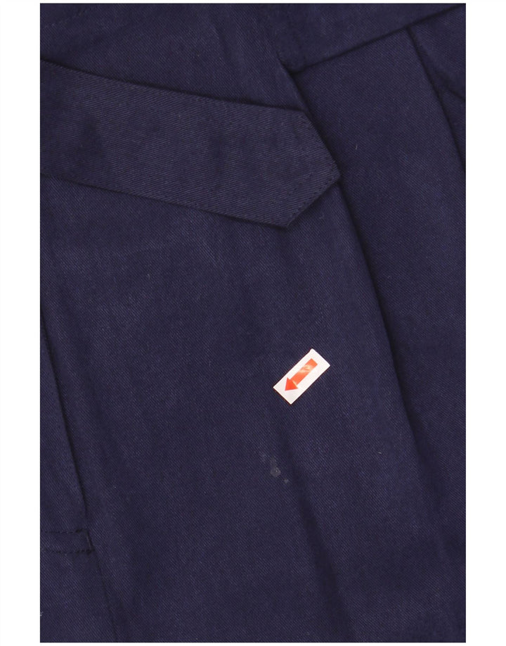 WHISTLES Pantalon décontracté pour femme UK 12 Medium W30 L28 Bleu marine