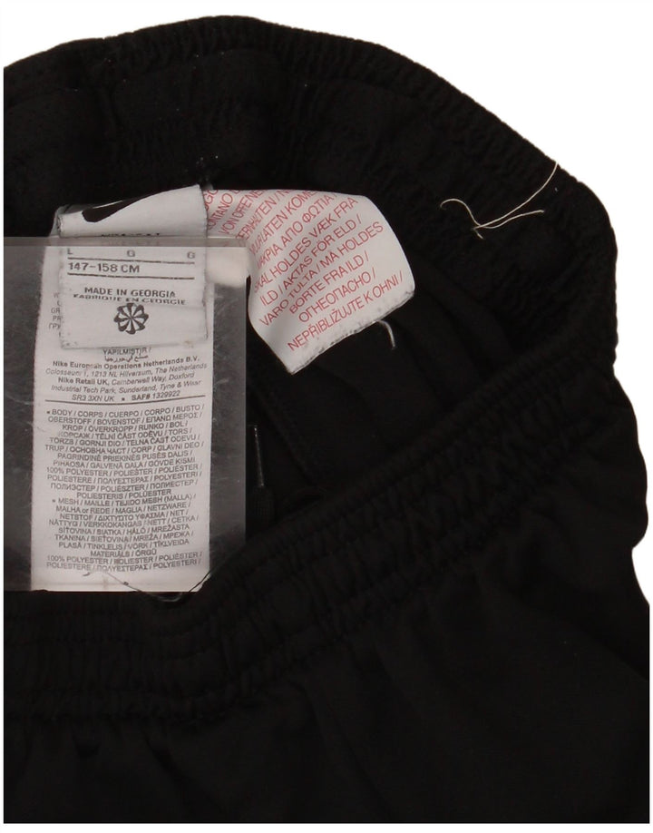 NIKE Pantalon de survêtement pour garçon 12-13 ans Large Noir Colourblock Polyester