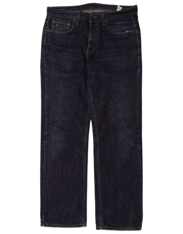 Tommy Hilfiger Jean droit homme W32 L32 bleu marine coton
