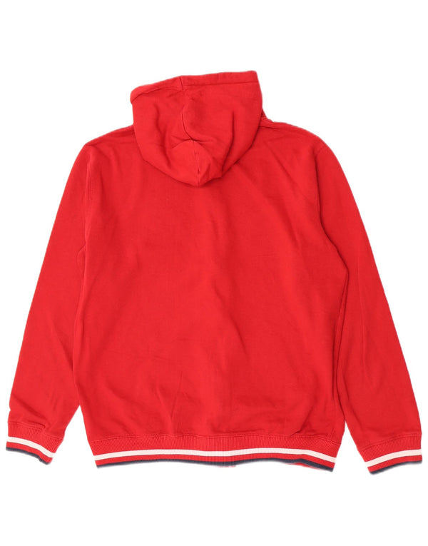 Pull à capuche zippé Lotto Femme XL Rouge Coton