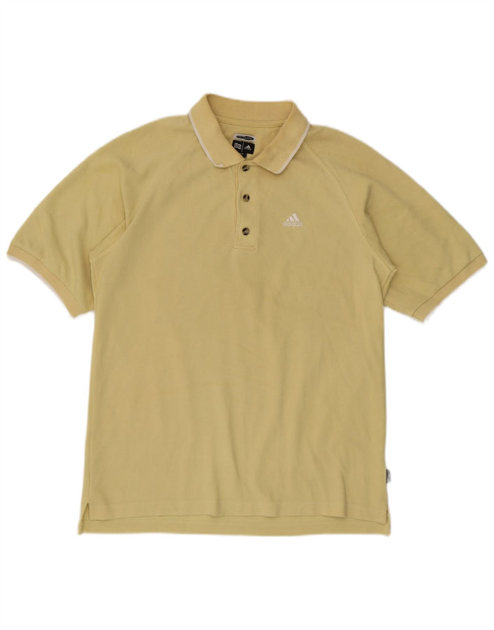Adidas Polo Climalite Homme Jaune Moyen