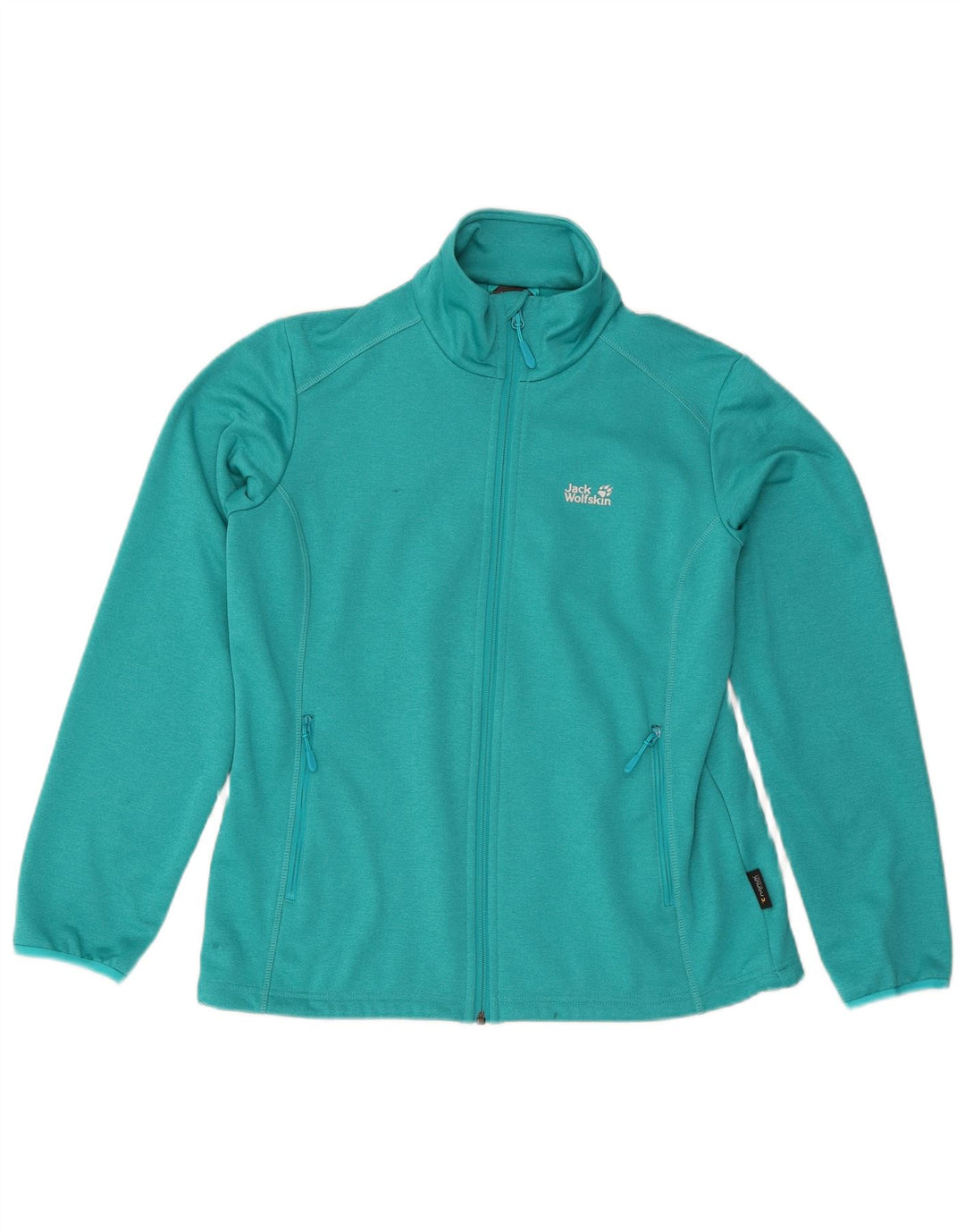Jack Wolfskin Veste de survêtement pour femme UK 14/16 Large Turquoise