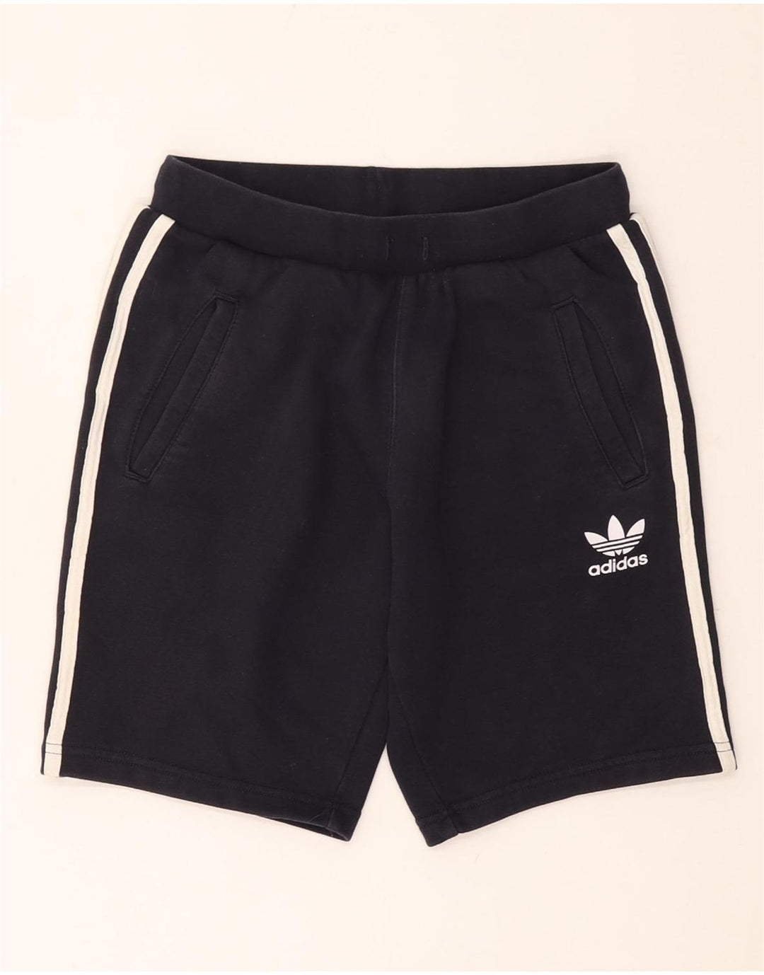 ADIDAS Short de Sport Garçon 11-12 ans Bleu Marine Coton