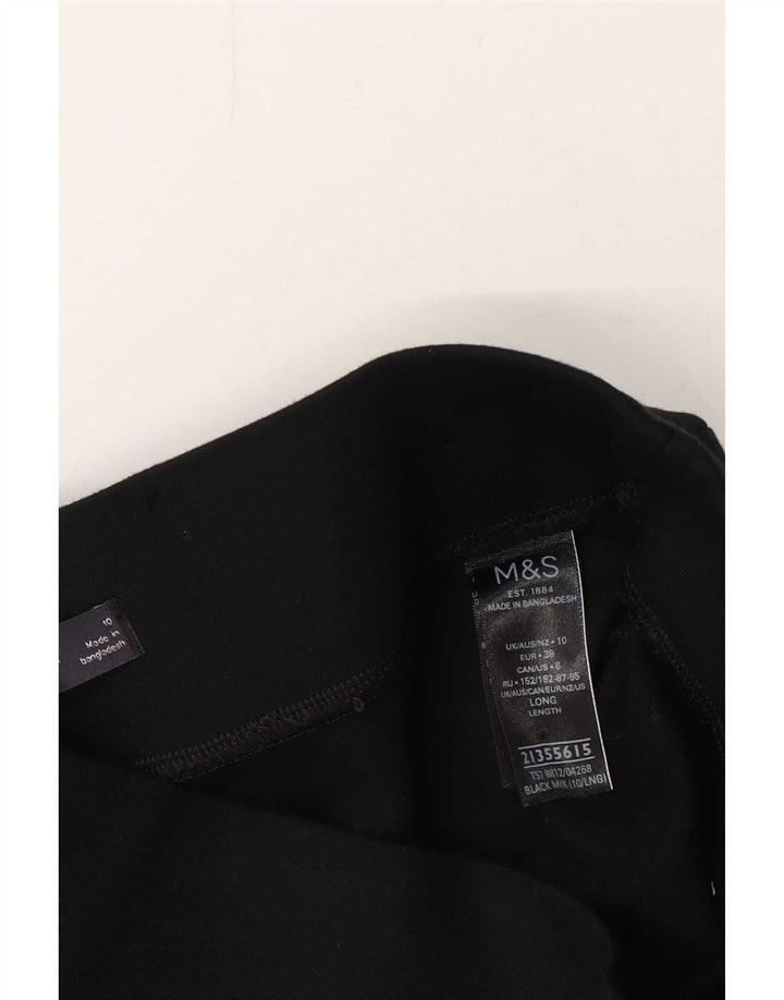 Marks & Spencer Leggings pour femme UK 10 Small Noir Viscose