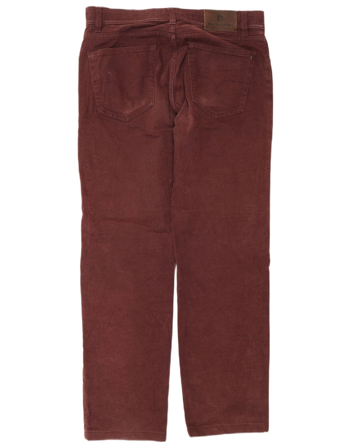 PIERRE CARDIN Jean droit homme W33 L34 coton marron