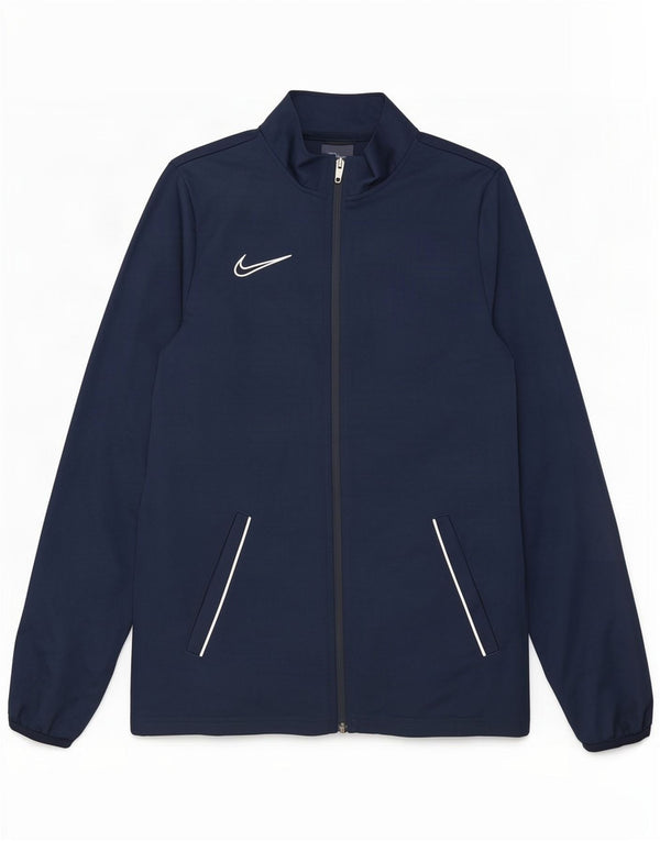 Nike Hommes Dri Fit Survêtement Top Veste Petit Bleu Marine Polyester