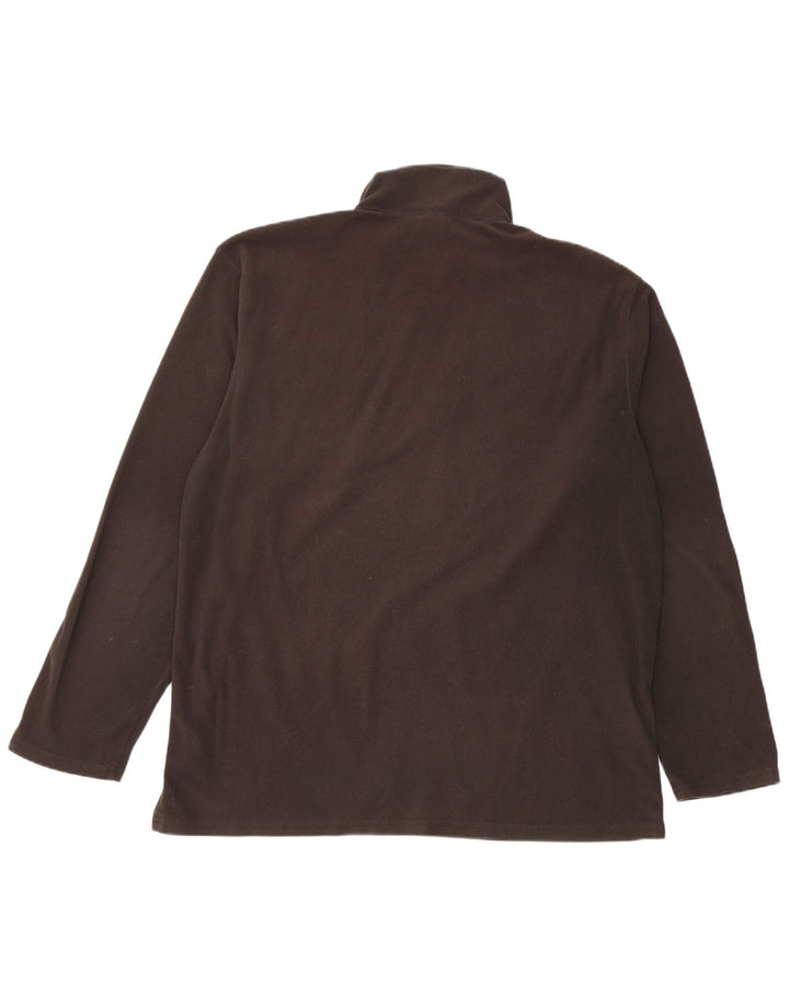 The North Face Pull polaire à col zippé pour homme XL Noir Polyester
